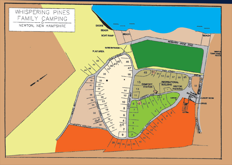 campsite map